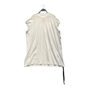 Rick Owens DRKSHDW Sleeveless Tank Top – White Cotton with Strap Detail